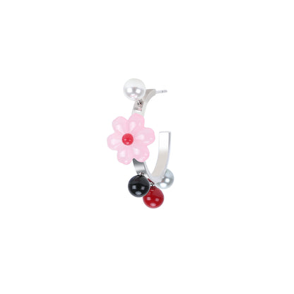 Coconut Holiday – Gem Garland Hoop Earrings