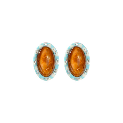 3D Gemstone Studs