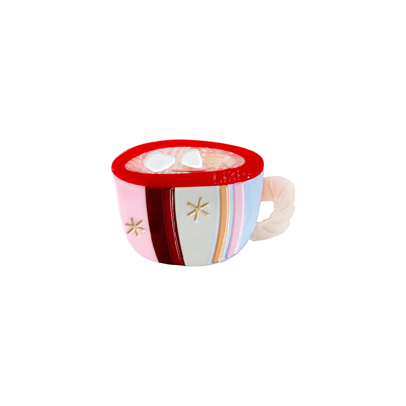 A Cup of Hot Cocoa Hair Claw