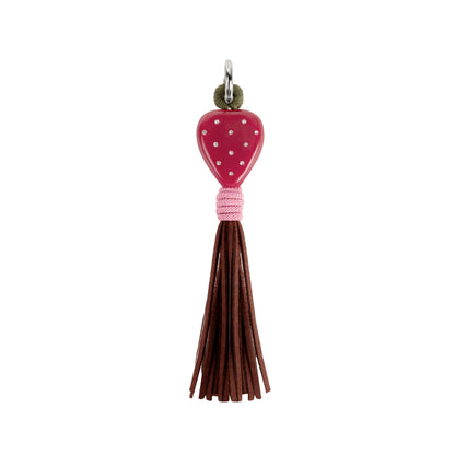 Likio x Xiaoxiao – Carved Fruit Handwoven Tassel Charm