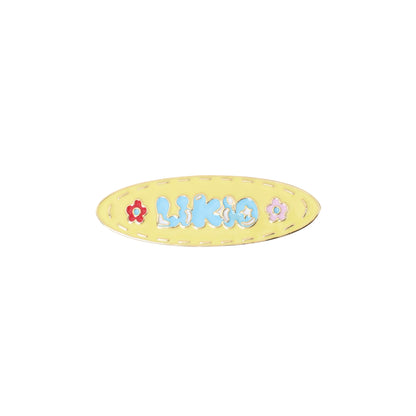 Freedom Kitchen Series Steam Graffiti Enamel Metal Hair Clip