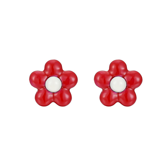 Likio x Xiaoxiao – Icing Blossom Enamel Studs